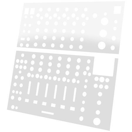 TOPDJSKIN PIONEER DJM V10 LF Skin transparent