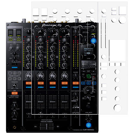 PIONEER DJM 900 NXS 2 Skin transparent TOPDJSKIN