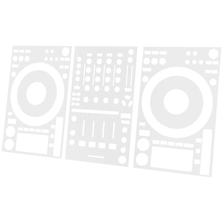 PIONEER DDJ-FLX10 Skin transparent TOPDJSKIN