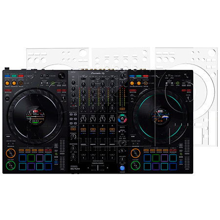 PIONEER DDJ-FLX10 Skin transparent TOPDJSKIN
