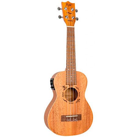 DUC323Q Electro-Acoustic Mahogany + Housse Flight