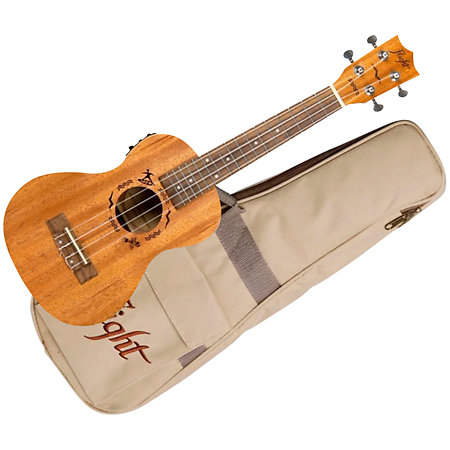 Flight DUC523EQ Electro-Acoustic Mahogany + Housse