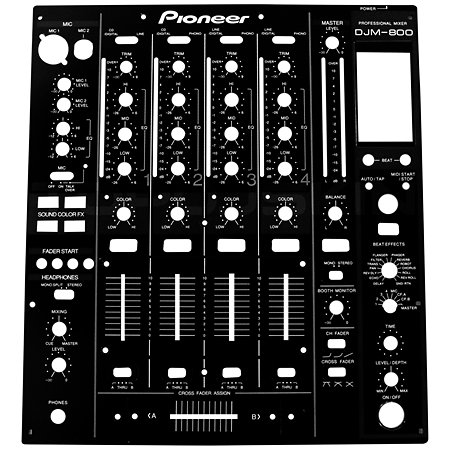 TOPDJSKIN DJM 800 Faceplate Metal