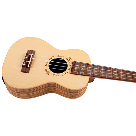 DUC525 EQ Zebrano + Housse Flight