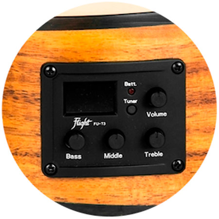 DUS320CEQ Zebrawood + Housse Flight