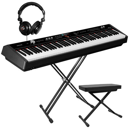 NUX Keys Pack NPK-20 Black + Stand + Banquette + Casque