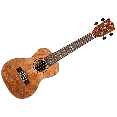 DUC410 Quilted Ash Concert + Housse Flight