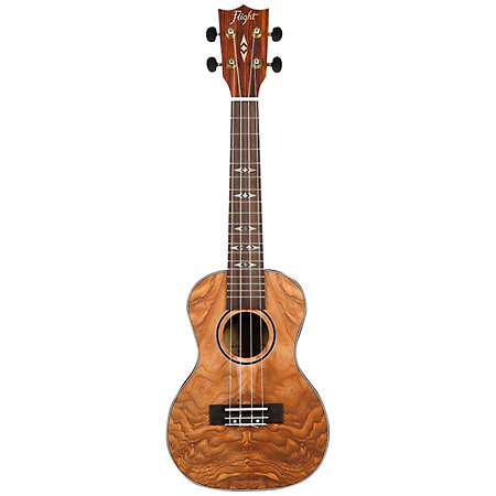 DUC410 Quilted Ash Concert + Housse Flight