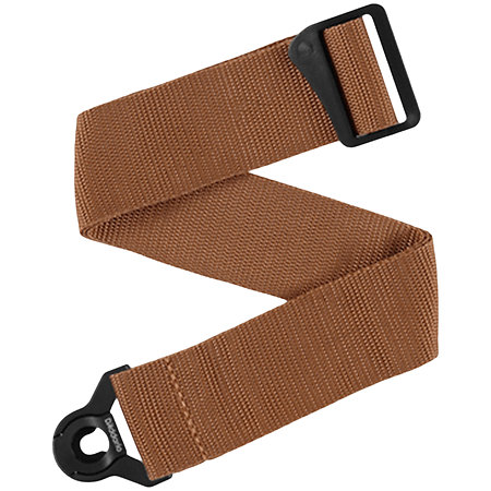 PWSAL409 Auto Lock Guitar Strap Brown D'Addario