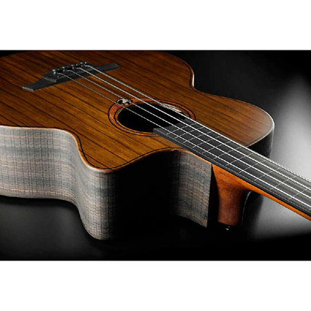SAUVAGE-FBCE Basse électro-acoustique Fretless LAG