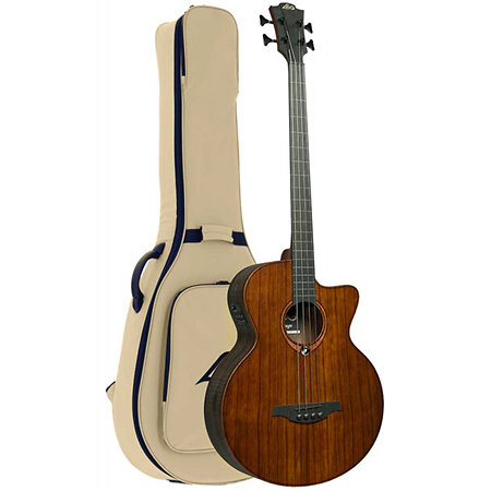 SAUVAGE-FBCE Basse électro-acoustique Fretless LAG