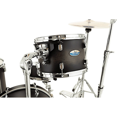 Decade Maple Jazz Satin Black Burst 18" 4 Fûts Pearl