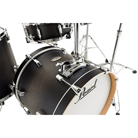 Decade Maple Jazz Satin Black Burst 18" 4 Fûts Pearl
