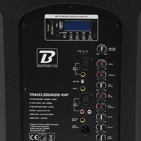 TravelSound15-VHF Reconditionné BoomTone DJ