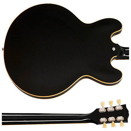 ES-335 Vintage Ebony Reconditionné + étui Gibson