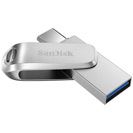 Sandisk Clé USB Type-C Ultra Dual Drive Luxe - 1 To Argent