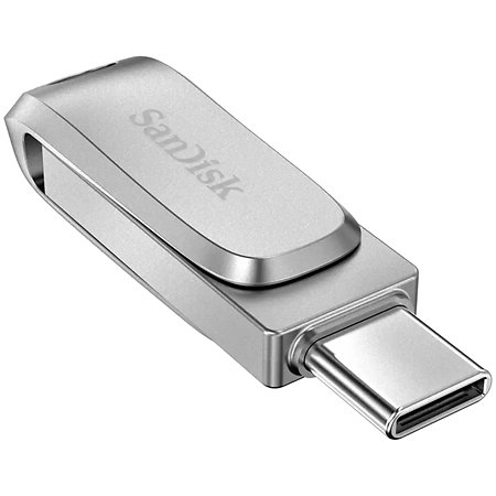 Clé USB Type-C Ultra Dual Drive Luxe - 1 To Argent Sandisk