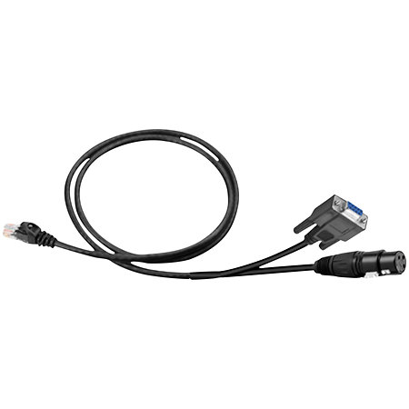 Axel Technology Adaptateur RJ45 vers XLR femelle 3b et Sub-D9 3m