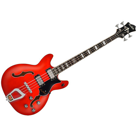Hagstrom Viking Bass Wild Cherry Transparent