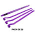 Stadium Streamers Violet 20 m x 2,5 cm (Pack de 25) MAGIC FX