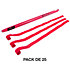 Stadium Streamers Rouge 20 m x 2,5 cm (Pack de 25) MAGIC FX