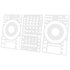 PIONEER DDJ-FLX10 Skin transparent TOPDJSKIN