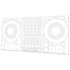 PIONEER DDJ 1000 Skin transparent TOPDJSKIN