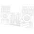 DENON PRIME 4+ Plus Skin transparent TOPDJSKIN