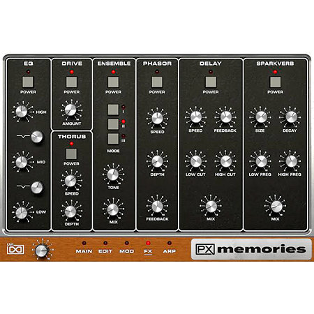 PX Memories (Licence téléchargeable) UVI