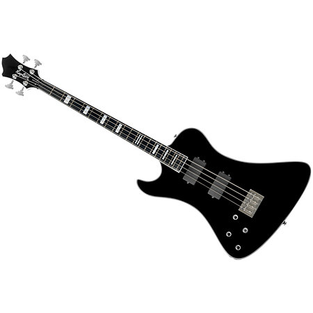 Hagstrom Nekromant 4 Black Gloss Left Handed