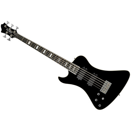 Hagstrom Nekromant 5 Black Gloss Left Handed