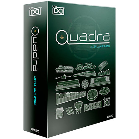 UVI Quadra Metal and Wood (Licence téléchargeable)