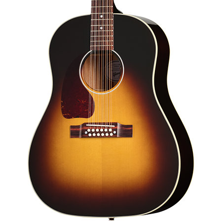 J-45 Standard 12-String Vintage Sunburst LH Gibson