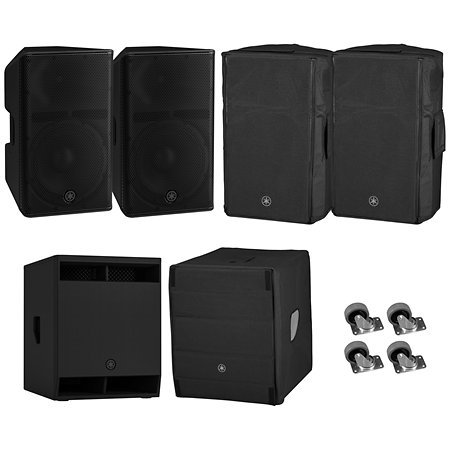 Yamaha Pack DXR12 MK3 (la paire) + Sub + Accessoires