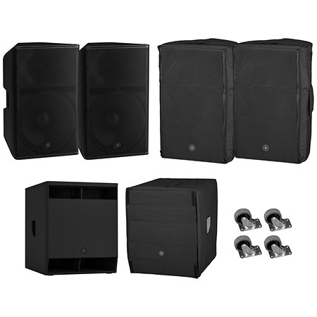 Yamaha Pack DXR15 MK3 (la paire) + Sub + Accessoires