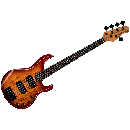 StingRay RAY35HH Blood Orange Burst Sterling by Music Man