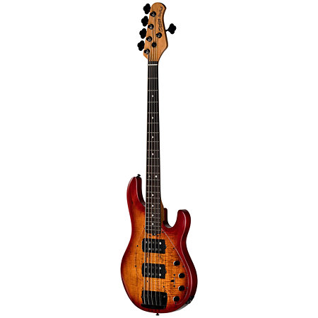 StingRay RAY35HH Blood Orange Burst Sterling by Music Man