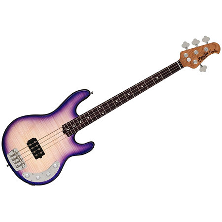 Ray34 Flamed Maple Purple Sunset Sterling by Music Man