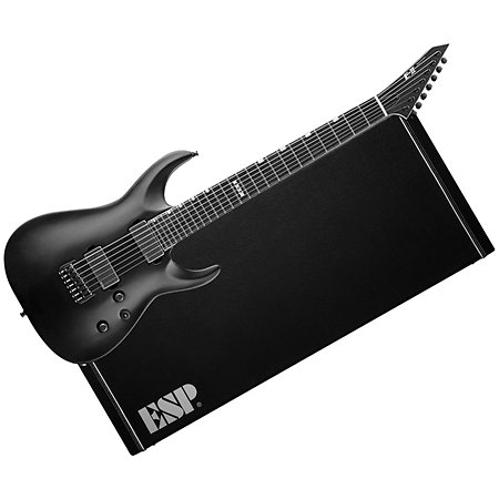 ESP E-II Horizon NT-7B Hipshot Black Satin + Housse