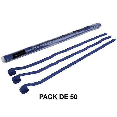 MAGIC FX Streamers papier Bleu foncé 10 m x 5 cm (Pack de 50)