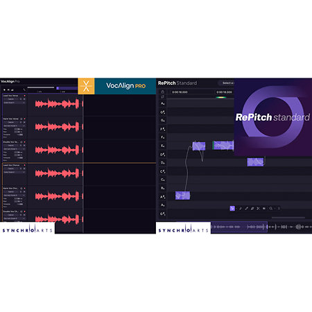 Bundle VocAlign 7 Pro + RePitch 2 Standard Synchro Arts