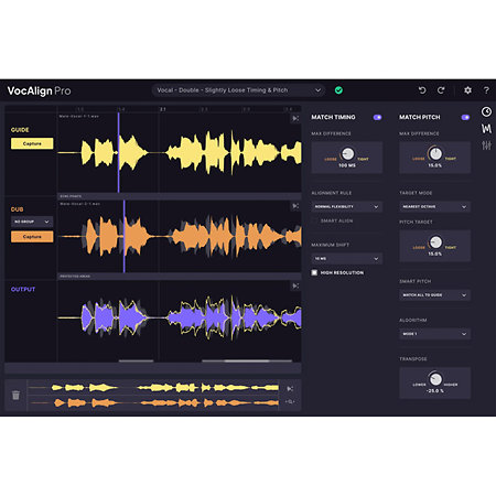 Bundle VocAlign 7 Pro + RePitch 2 Standard Synchro Arts