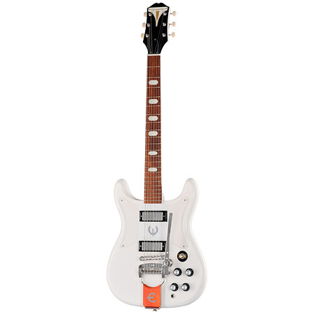 Crestwood Custom Tremotone Polaris White Epiphone