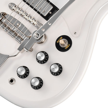 Crestwood Custom Tremotone Polaris White Epiphone