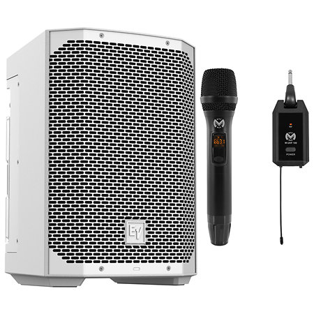 Pack Everse 8 White + Micro main sans fil Mac Mah Electro-Voice