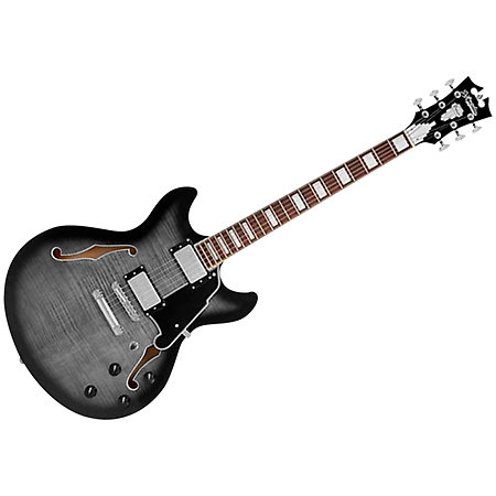 D'Angelico Premier DC Charcoal Burst
