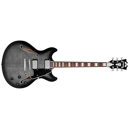 D'Angelico Premier DC Charcoal Burst