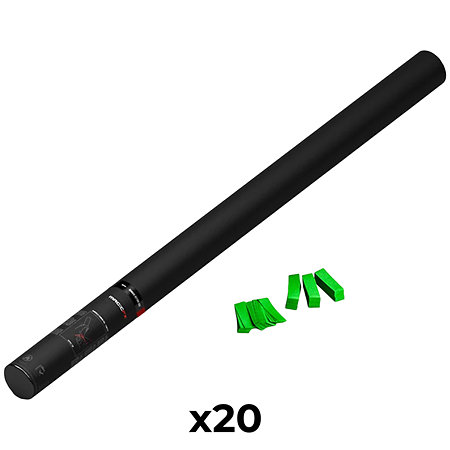 MAGIC FX Handheld Cannon Confetti Vert clair 80 cm (Pack de 20)