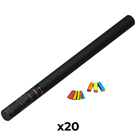 MAGIC FX Handheld Cannon Confetti Multicolore 80 cm (Pack de 20)