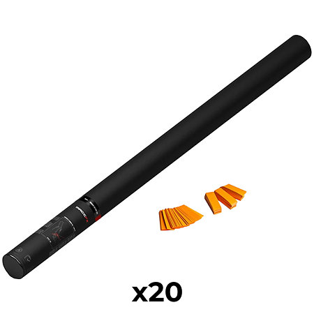 MAGIC FX Handheld Cannon Confetti Orange 80 cm (Pack de 20)